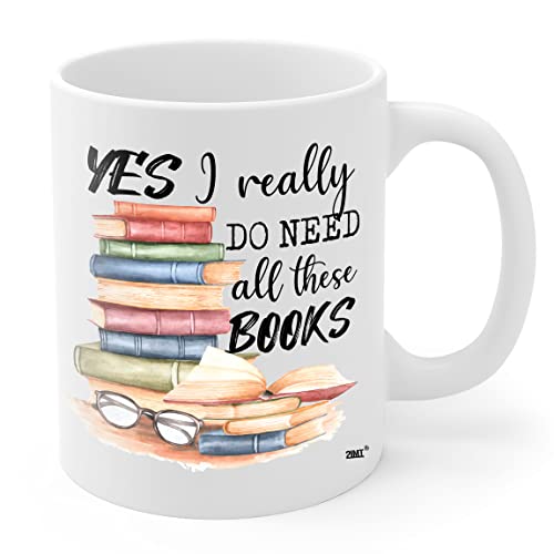 Book Lover Novelty Coffee Mug for Gift Giving