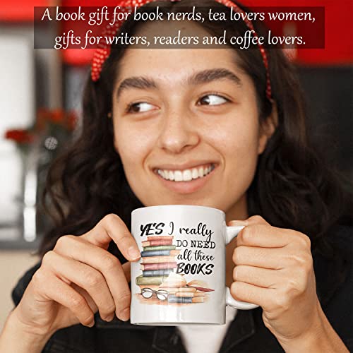 Book Lover Novelty Coffee Mug for Gift Giving