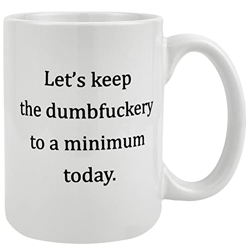 Minimalist Funny Coffee Mug - Christmas Birthday Gift