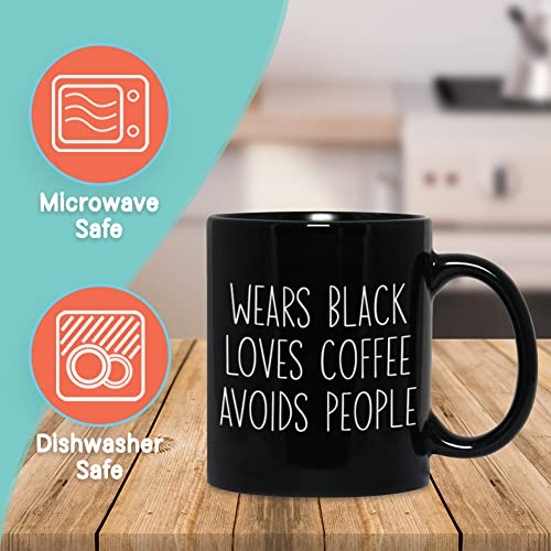Introverts Coffee Lovers Mug 11 oz, Funny Gift