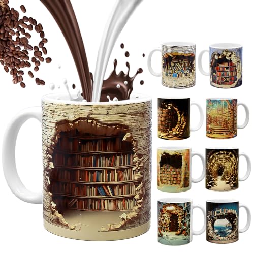 Bookshelf Mug: Ideal for Book Lovers