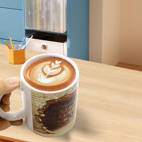 Bookshelf Mug: Ideal for Book Lovers
