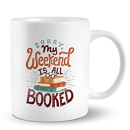 PUHEI Watercolor Books Coffee Mug Cup, Home Decor Gift