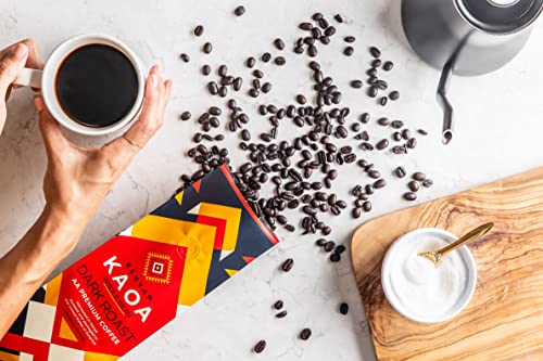 Kaoa Kenyan AA Dark Roast Whole Bean Coffee