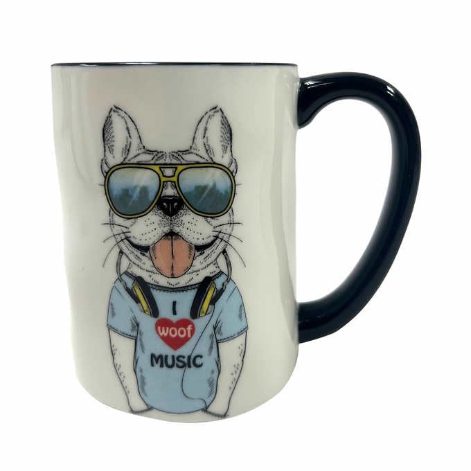 6pc 17.5 oz. Animal Coffee Mugs Set