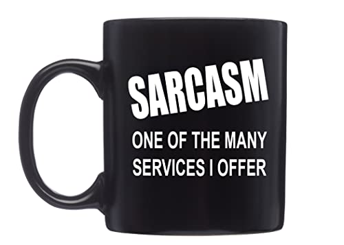Rogue River Tactical Funny Black Coffee Mug Sarcasm