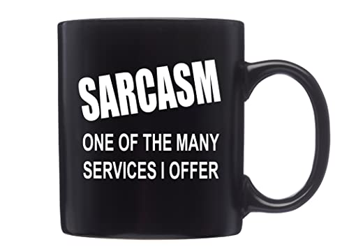 Rogue River Tactical Funny Black Coffee Mug Sarcasm