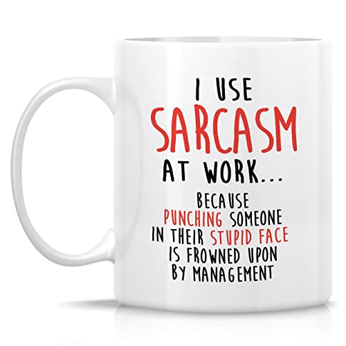 Retreez Funny Sarcastic Work 11oz Ceramic Coffee Mug
