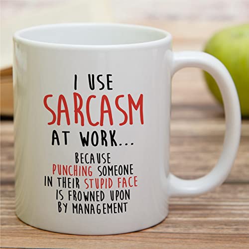 Retreez Funny Sarcastic Work 11oz Ceramic Coffee Mug