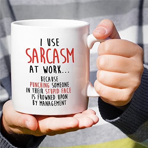Retreez Funny Sarcastic Work 11oz Ceramic Coffee Mug