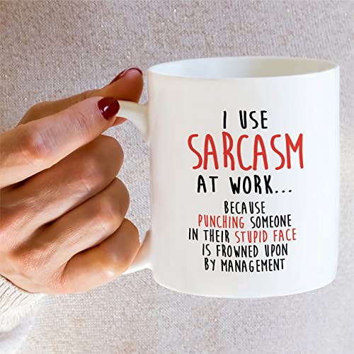 Retreez Funny Sarcastic Work 11oz Ceramic Coffee Mug
