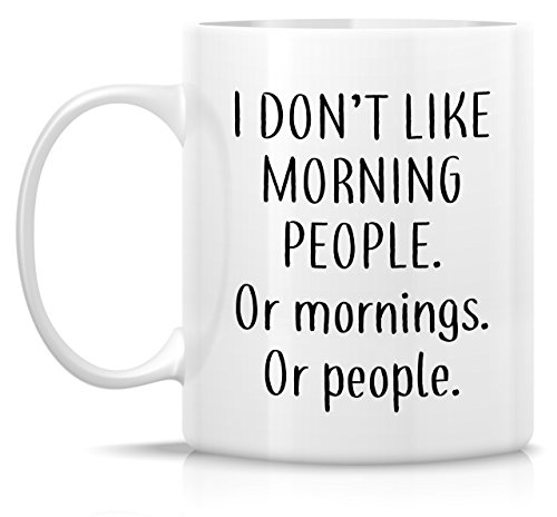 Retreez Funny Mug - Sarcasm for Morning Haters