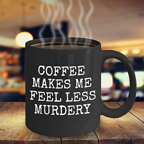 Zapbest Coffee Lover Mug, Black Porcelain 11 Oz