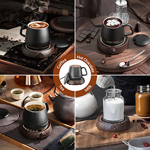 Coffee Mug Warmer Set for Office Desk Lovers