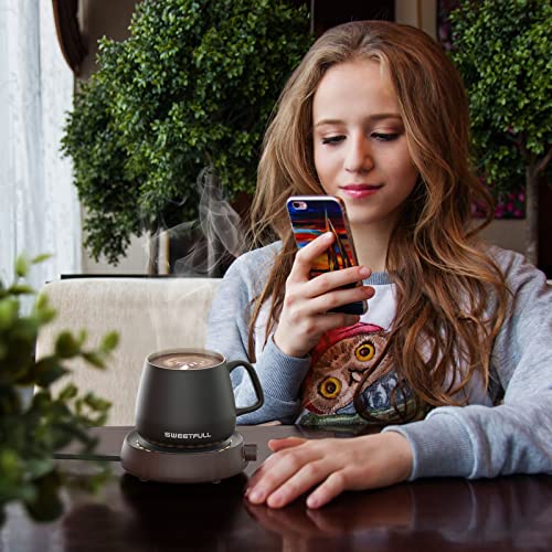 Coffee Mug Warmer Set for Office Desk Lovers