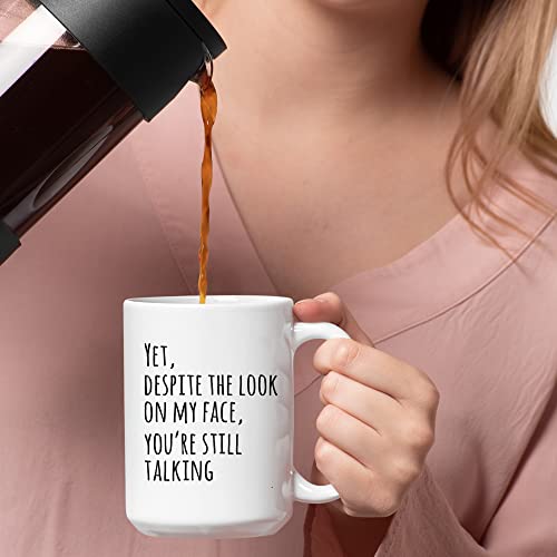 Panvola Sarcastic Coworker Gift Funny Sarcasm Coffee Mug