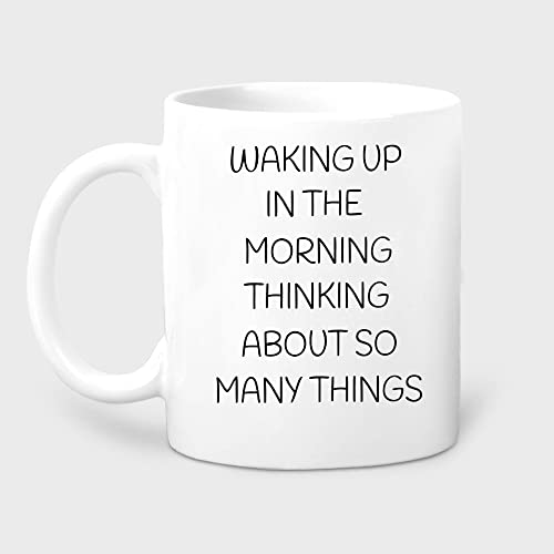 Morning Person Coffee Lover White Ceramic Mug 11oz
