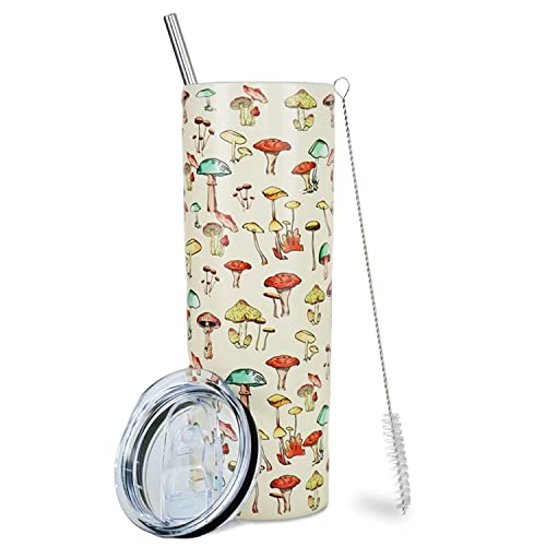 20 oz Mushroom Tumbler for Women, Unique Gift