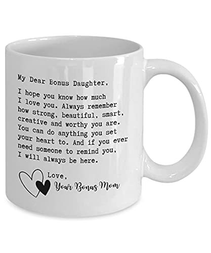My Dear Bonus Daughter 11oz White Coffee Mug