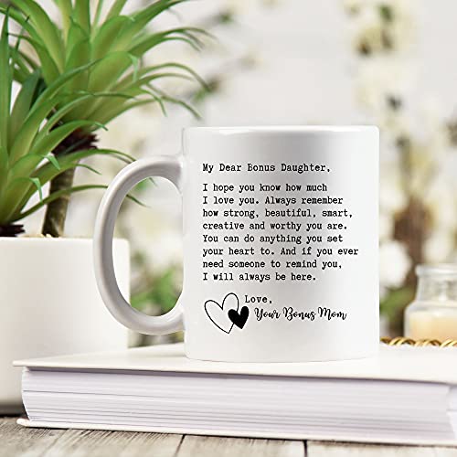 My Dear Bonus Daughter 11oz White Coffee Mug