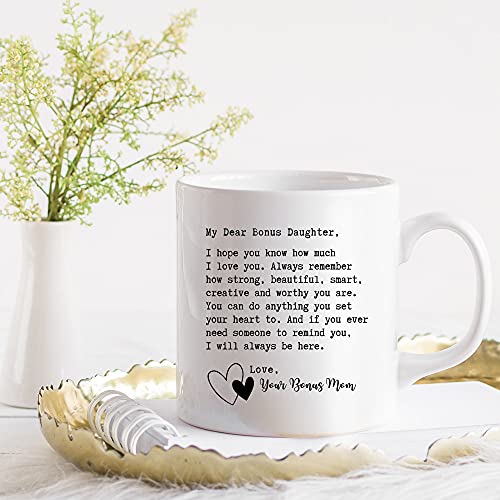 My Dear Bonus Daughter 11oz White Coffee Mug