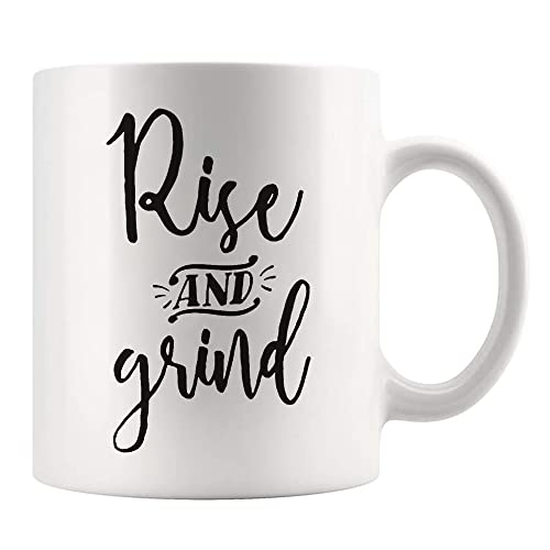 Fonhark - Rise and Grind Coffee Lovers' Mug