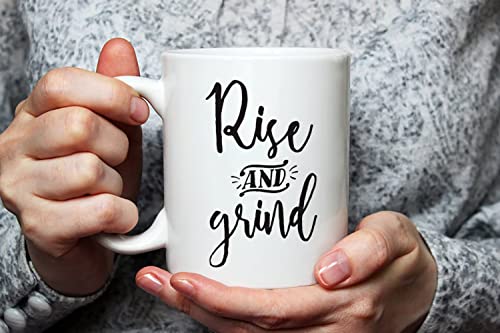Fonhark - Rise and Grind Coffee Lovers' Mug