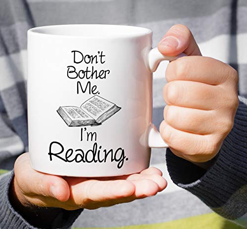 Retreez Funny Mug - Don't Bother Me Reading