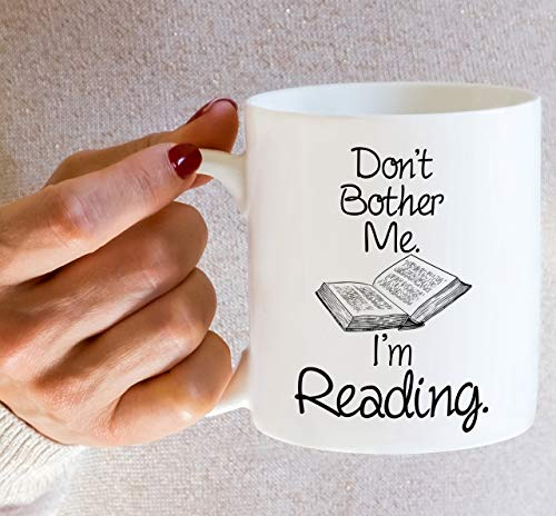 Retreez Funny Mug - Don't Bother Me Reading