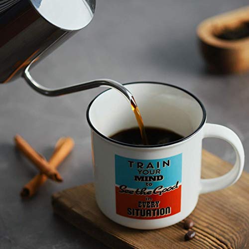 Retro Style Funny Coffee Mugs Set of 4