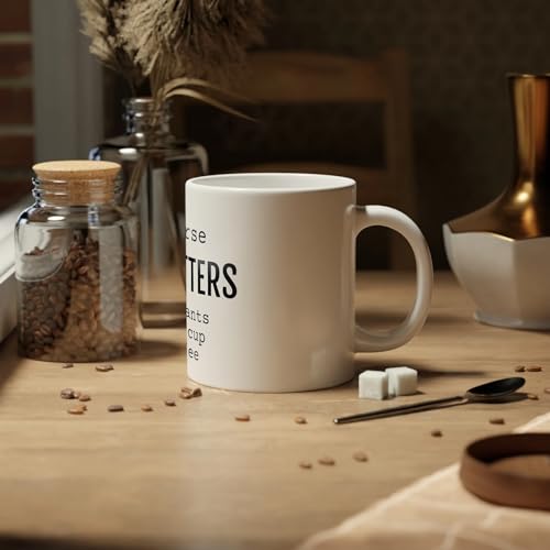 Size Matters Jumbo Coffee Cup - Funny Gift Mug
