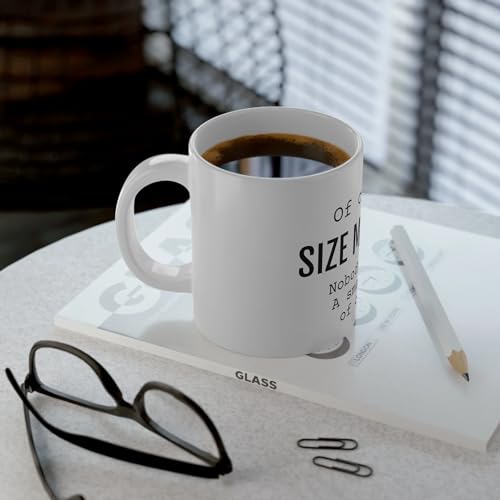 Size Matters Jumbo Coffee Cup - Funny Gift Mug