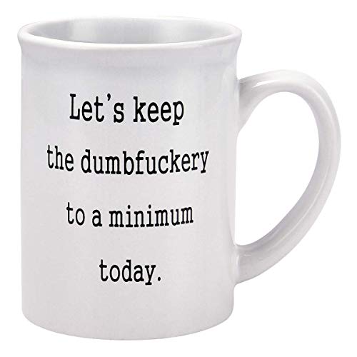 Minimalist 20 oz Coffee Mug with Funny Sayings