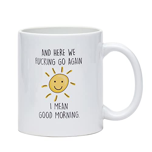Burcha Design Funny Coffee Mug for Women and Men