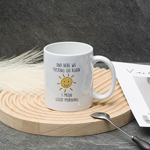 Burcha Design Funny Coffee Mug for Women and Men