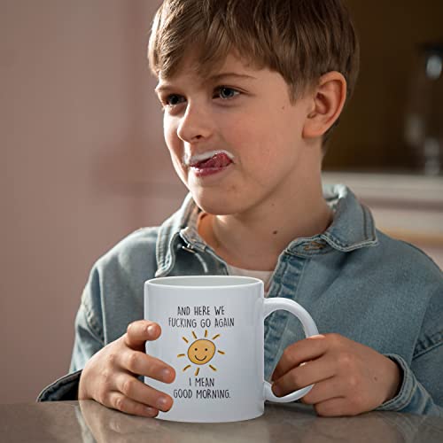 Burcha Design Funny Coffee Mug for Women and Men