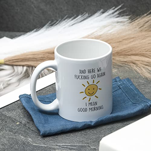 Burcha Design Funny Coffee Mug for Women and Men