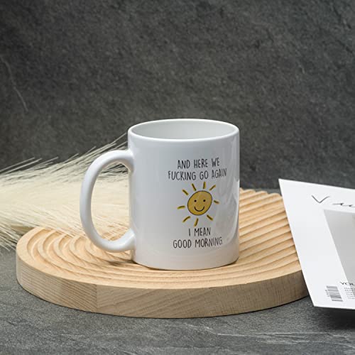 Burcha Design Funny Coffee Mug for Women and Men