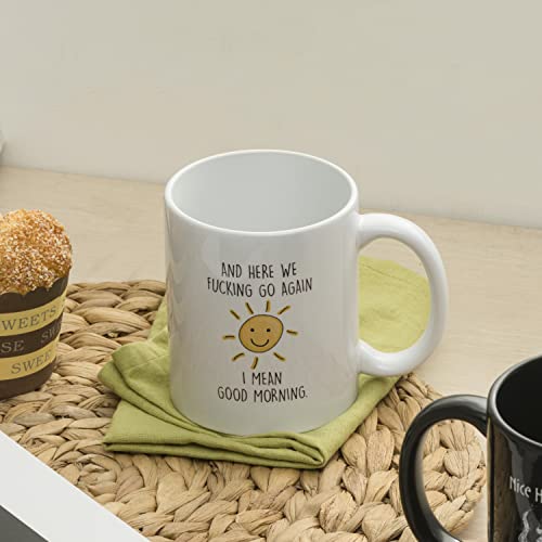 Burcha Design Funny Coffee Mug for Women and Men