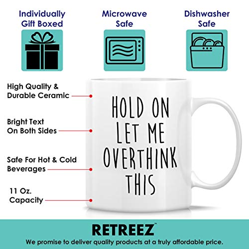 Retreez Funny Mug - Overthinking Introvert Coffee Cup