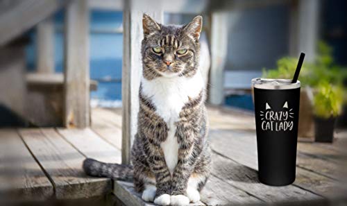 Crazy Cat Lady Stainless Steel Cat Tumbler