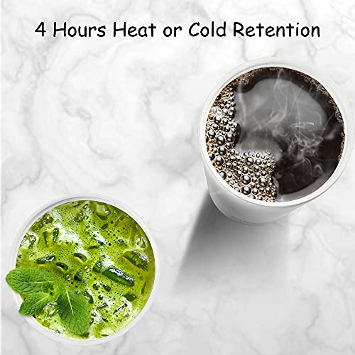 Funkrin 16oz Insulated Ceramic Coated Coffee Tumbler