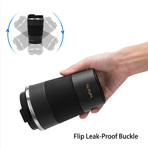 Reusable Stainless Steel Insulated Coffee Travel Mug - 12oz