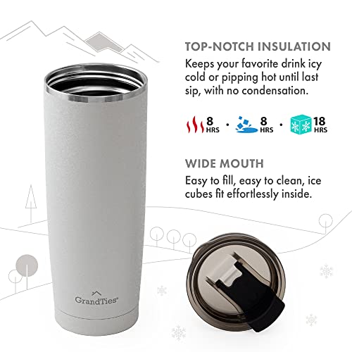 20oz Insulated Coffee Tumbler with Leak-Proof Tritan Lid