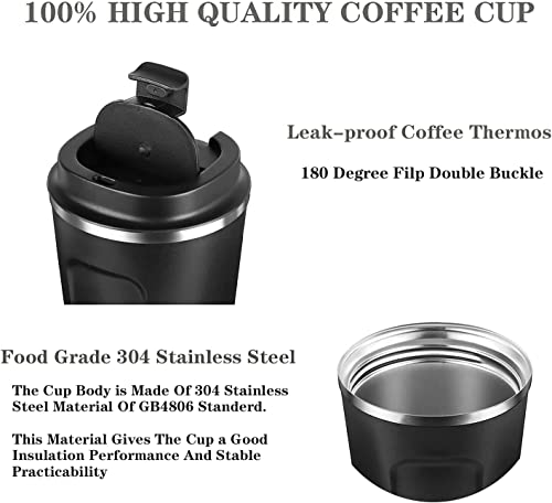 18oz Insulated Stainless Steel Coffee Mug with Lid