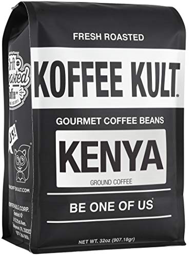 Koffee Kult Kenya Medium Roast Ground Coffee 32oz