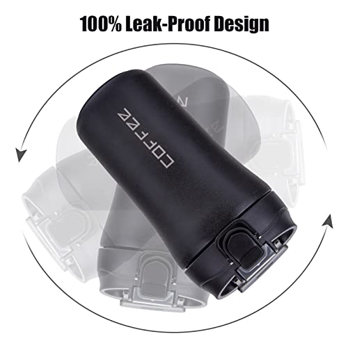 2 Pack Stainless Steel Travel Coffee Mugs, 14 oz