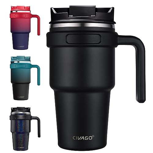 CIVAGO 20oz Insulated Travel Coffee Tumbler Mug