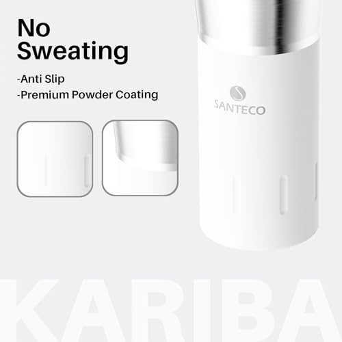 SANTECO 17 oz Travel Coffee Mug, Insulated Stainless Steel