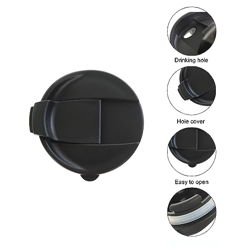 Topadorn Ceramic Travel Coffee Latte Mug, 17 oz. 2-Pack